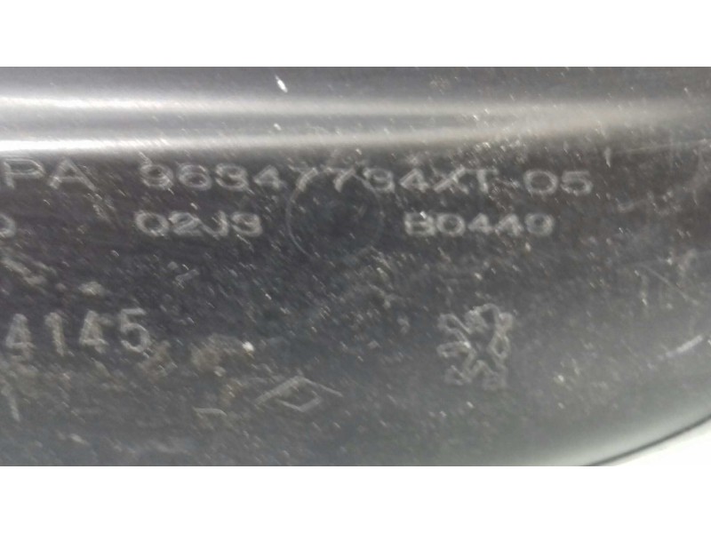 Recambio de retrovisor derecho para peugeot 307 (s1) xr referencia OEM IAM 96347734XT PP916070 ELECTRICO