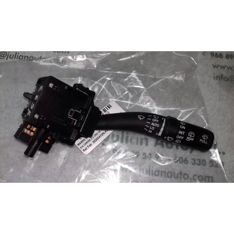 Recambio de mando limpia para kia carens 2.0 crdi ex monovolumen referencia OEM IAM 202004726LHD 202004726 