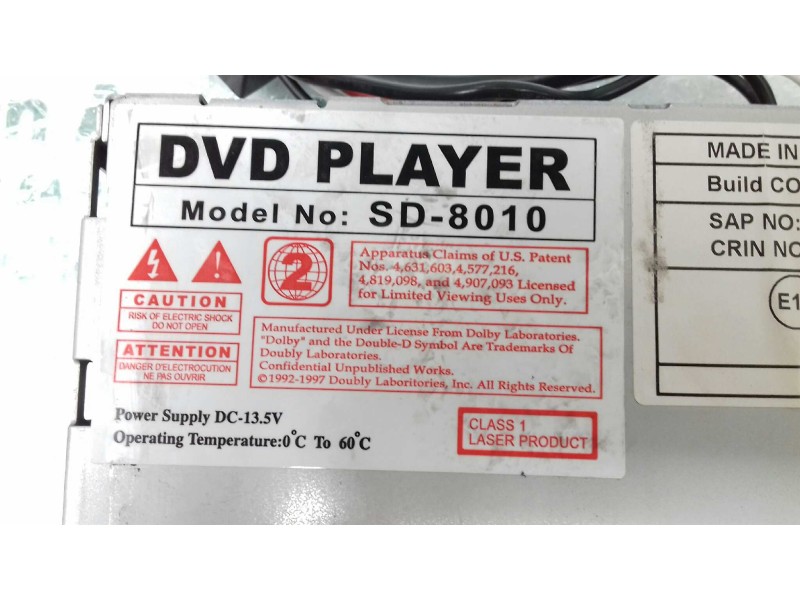 Recambio de sistema dvd para renault espace iv (jk0) expression referencia OEM IAM 7711218019  