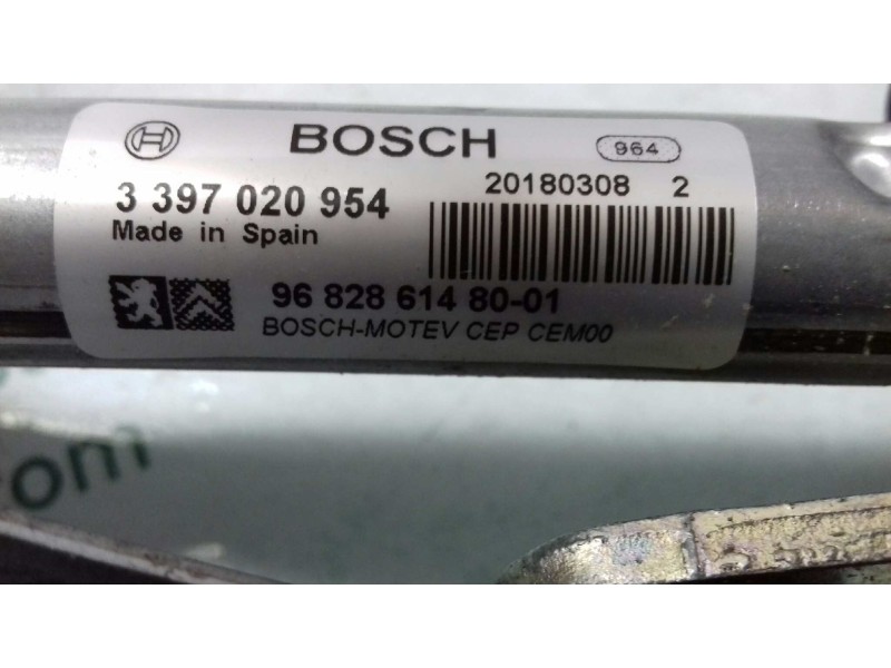 Recambio de motor limpia delantero para peugeot partner kombi active referencia OEM IAM 968286148001 3397020954 BOSCH