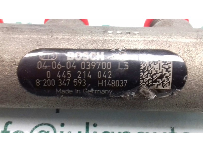 Recambio de rampa inyectora para renault espace iv (jk0) dynamique referencia OEM IAM 8200347593 0445214042 