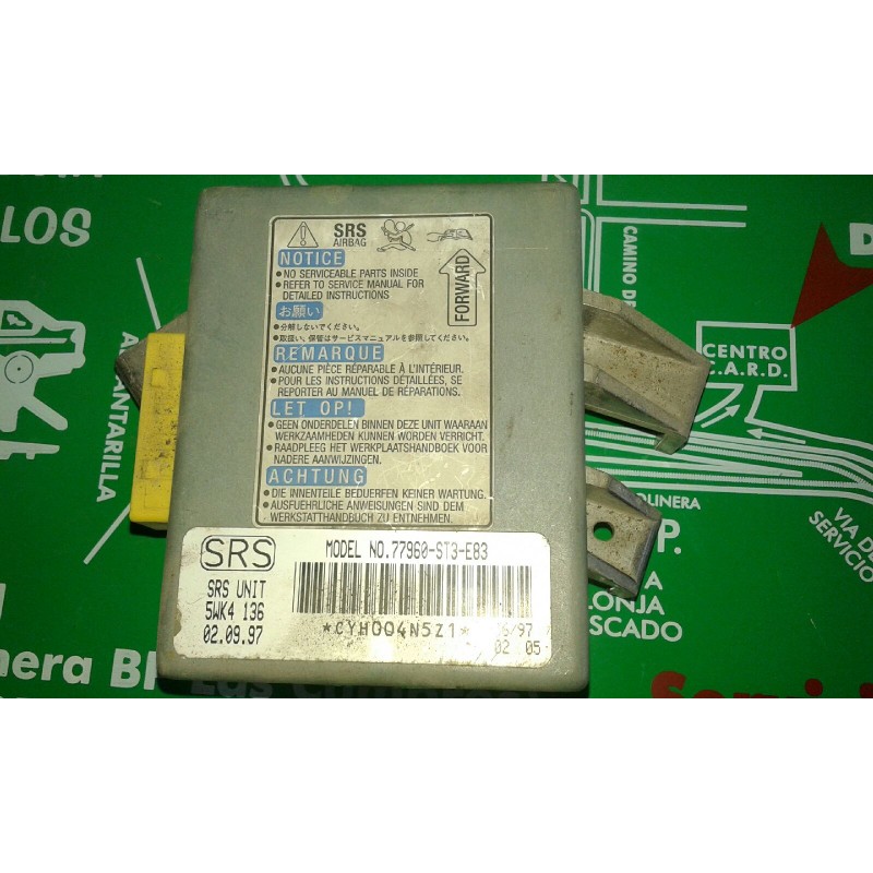 Recambio de centralita airbag para honda accord berlina (cg7-9/ch1-7) 1.8i es (5 asientos) (ch8) referencia OEM IAM 5WK4136 7796