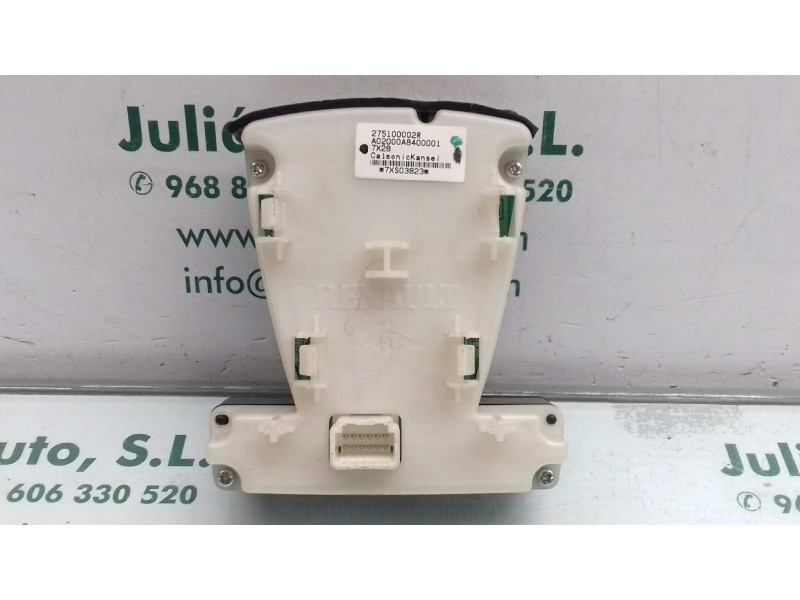 Recambio de mando climatizador para renault laguna iii 2.0 d referencia OEM IAM 275100002R A02000A8400001 