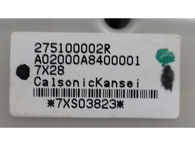 Recambio de mando climatizador para renault laguna iii 2.0 d referencia OEM IAM 275100002R A02000A8400001 