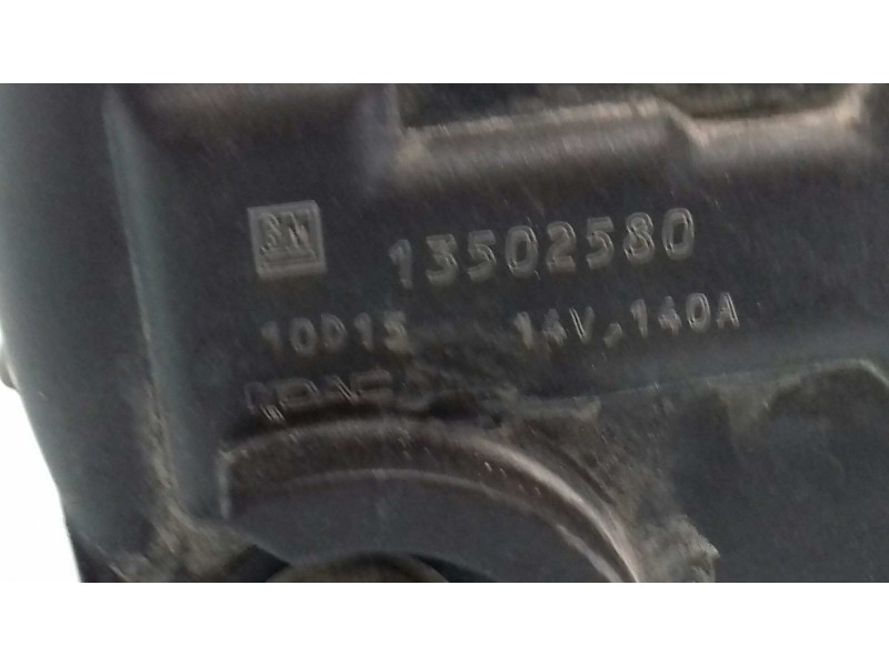 Recambio de alternador para chevrolet cruze lt referencia OEM IAM 13502580 GM 140A