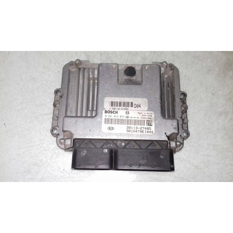 Recambio de centralita motor uce para kia carens 2.0 crdi ex monovolumen referencia OEM IAM 3911327485 0281013072 90UN4T0EI04S