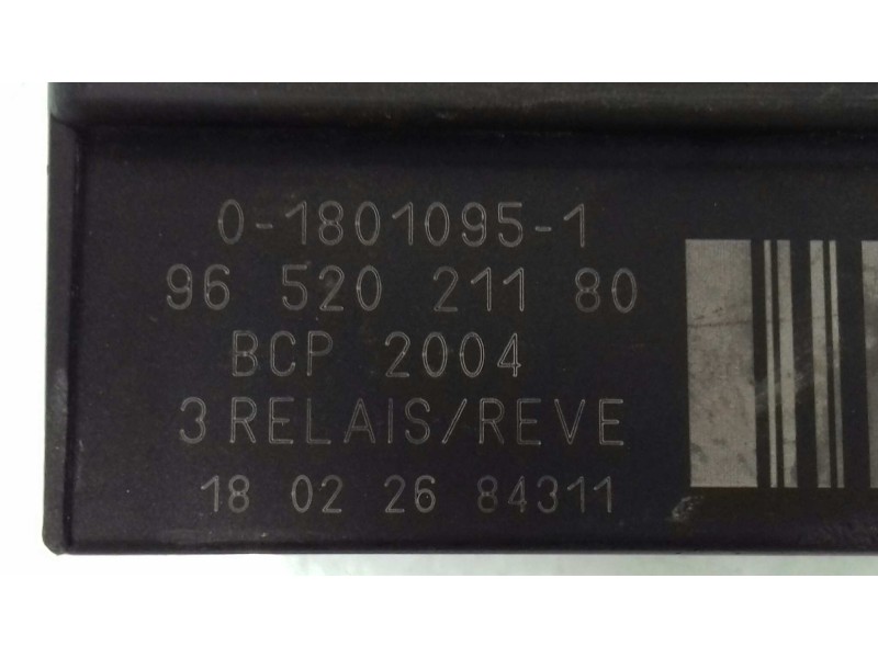 Recambio de caja precalentamiento para peugeot partner kombi active referencia OEM IAM 9652021180 018010951 