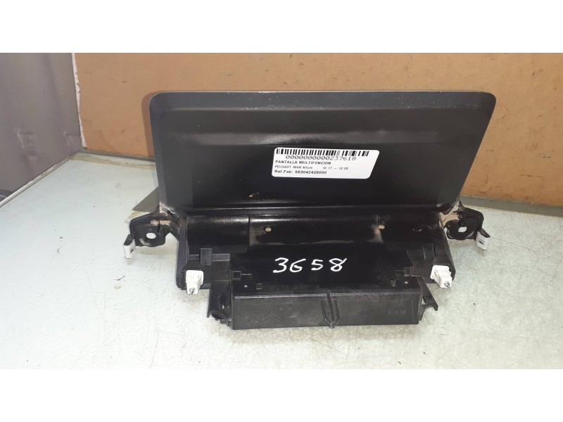 Recambio de pantalla multifuncion para peugeot 3008 allure referencia OEM IAM 983042428000 503018801203 