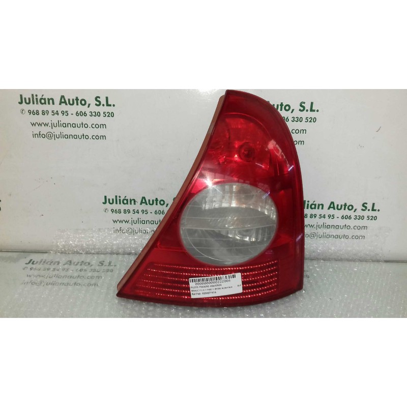 Recambio de piloto trasero derecho para renault clio ii fase ii (b/cb0) authentique referencia OEM IAM 8200071414  