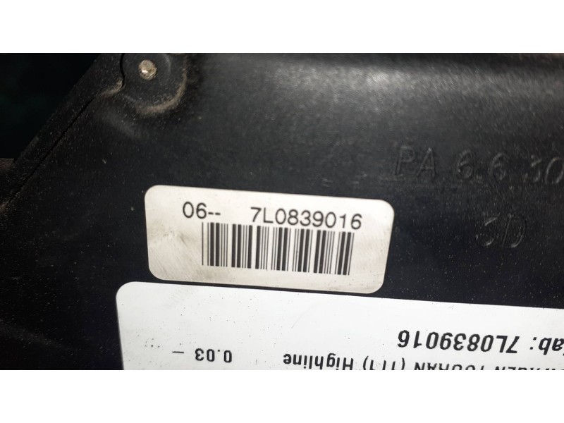 Recambio de cerradura puerta trasera derecha para volkswagen touran (1t1) highline referencia OEM IAM 7L0839016  