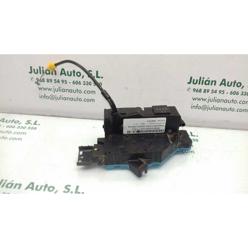 Recambio de cerradura puerta trasera derecha para peugeot 207 confort referencia OEM IAM 24097816 24095816 VALEO