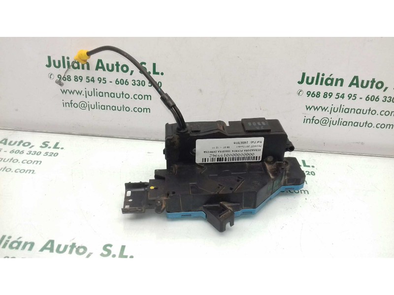 Recambio de cerradura puerta trasera derecha para peugeot 207 confort referencia OEM IAM 24097816 24095816 VALEO