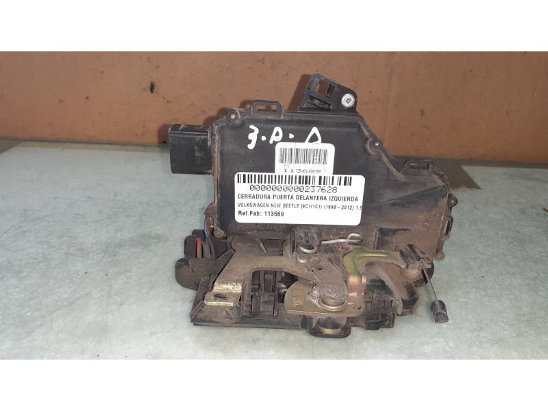 Recambio de cerradura puerta delantera izquierda para volkswagen new beetle (9c1/1c1) 1.9 tdi referencia OEM IAM 113689  