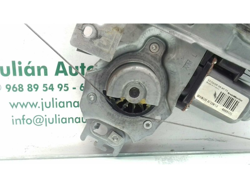 Recambio de elevalunas delantero izquierdo para peugeot 207 confort referencia OEM IAM 400917L 440787F ELECTRICO
