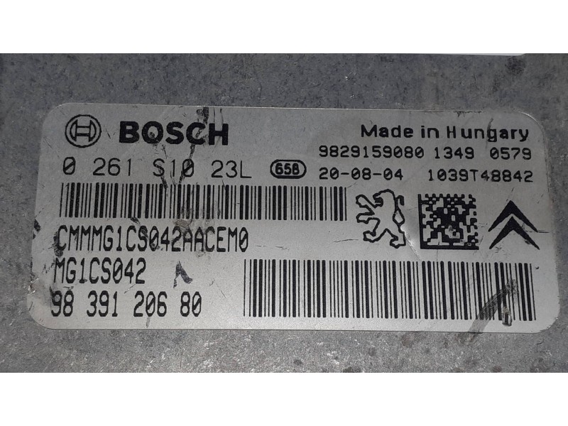 Recambio de centralita motor uce para peugeot 3008 allure referencia OEM IAM 0261S1023L 9839120680 BOSCH