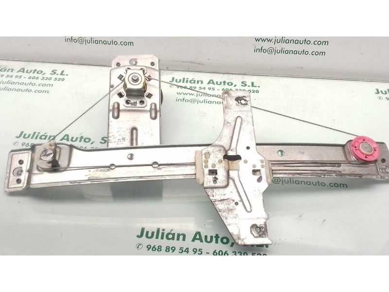 Recambio de elevalunas trasero izquierdo para peugeot 207 confort referencia OEM IAM 51894F 9650768180 MANUAL