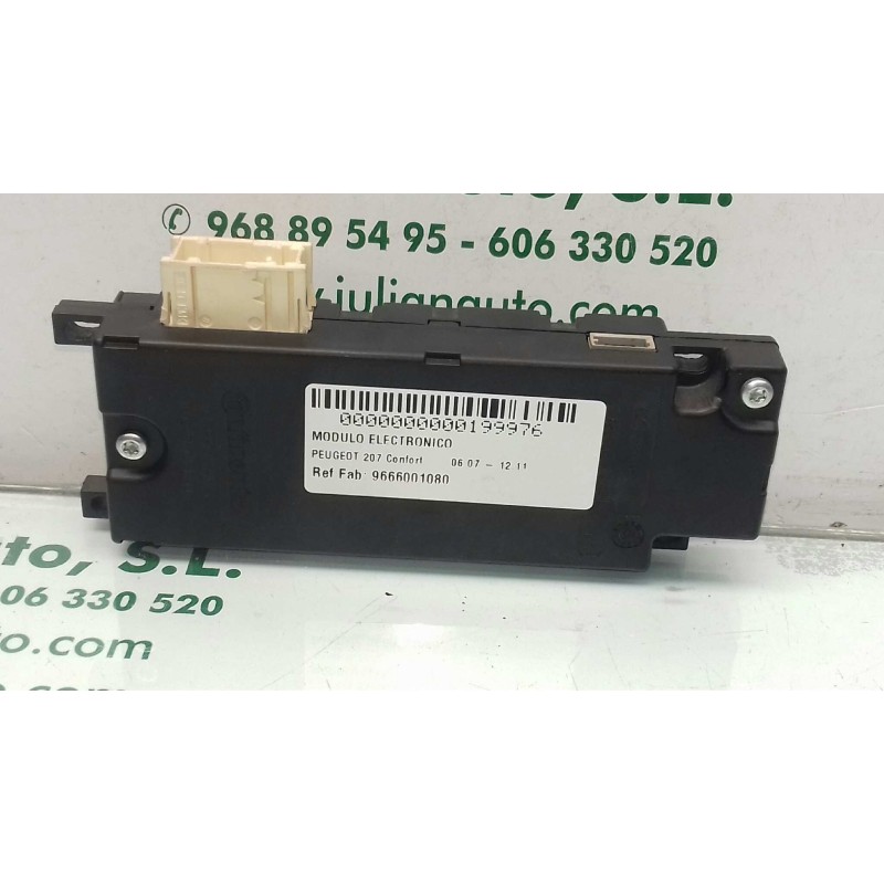 Recambio de modulo electronico para peugeot 207 confort referencia OEM IAM 9666001080 CONTINENTAL BLUETOOTH