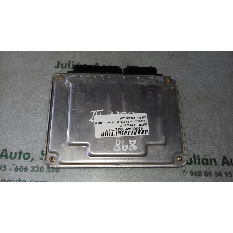 Recambio de centralita motor uce para volkswagen golf iv berlina (1j1) básico referencia OEM IAM 038906012AP 038906012 028101012 Recambio de centralita motor uce para volkswagen golf iv berlina (1j1) básico referencia OEM IAM 038906012AP 038906012 028101012