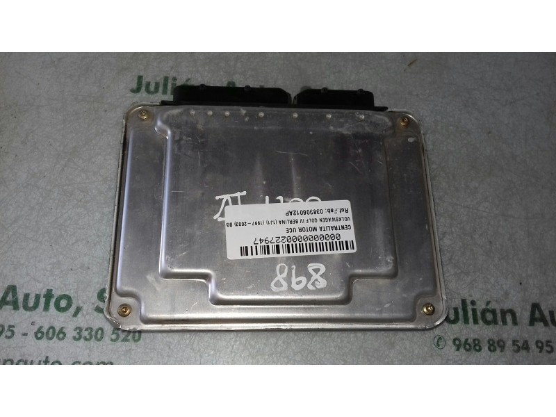 Recambio de centralita motor uce para volkswagen golf iv berlina (1j1) básico referencia OEM IAM 038906012AP 038906012 028101012 Recambio de centralita motor uce para volkswagen golf iv berlina (1j1) básico referencia OEM IAM 038906012AP 038906012 028101012