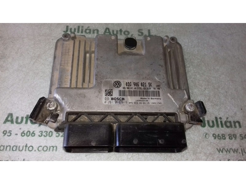 Recambio de centralita motor uce para seat altea xl (5p5) reference referencia OEM IAM 03G906021SK 03G906021 0281014419