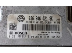 Recambio de centralita motor uce para seat altea xl (5p5) reference referencia OEM IAM 03G906021SK 03G906021 0281014419 2