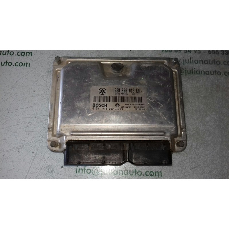 Recambio de centralita motor uce para seat ibiza (6l1) cool referencia OEM IAM 038906012EM 038906012 BOSCH