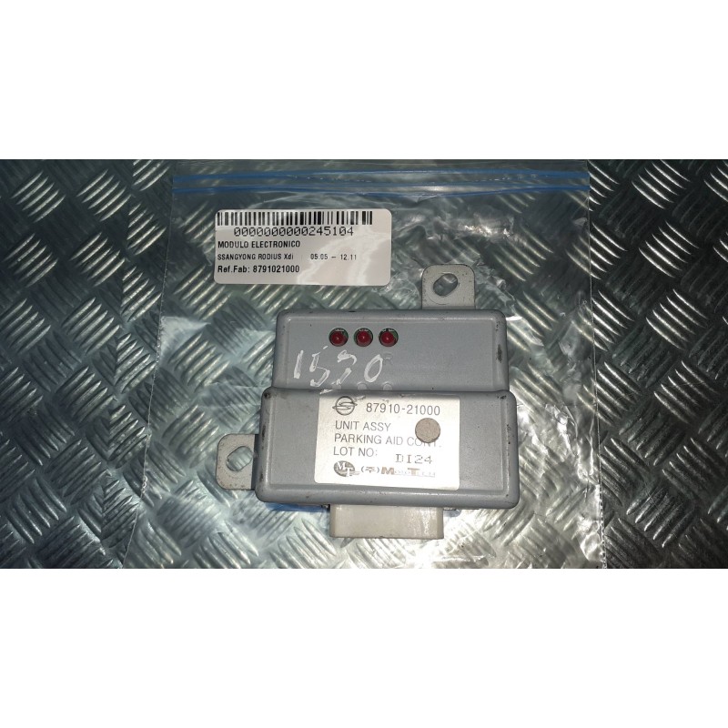 Recambio de modulo electronico para ssangyong rodius xdi referencia OEM IAM 8791021000  PARKING