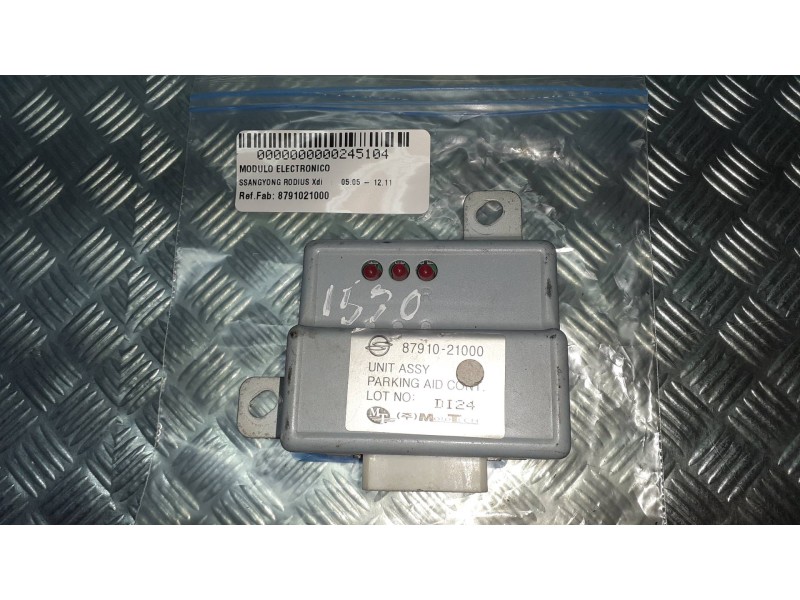 Recambio de modulo electronico para ssangyong rodius xdi referencia OEM IAM 8791021000  PARKING