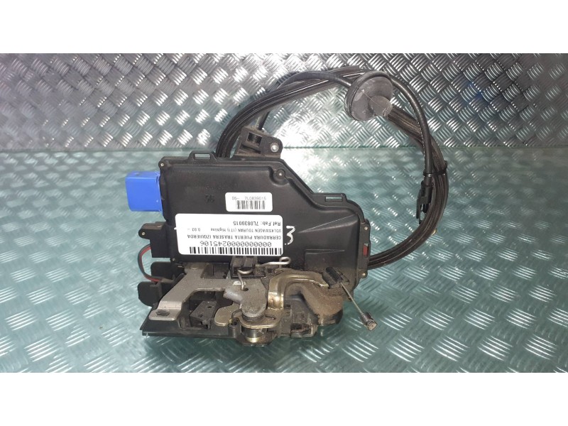 Recambio de cerradura puerta trasera izquierda para volkswagen touran (1t1) highline referencia OEM IAM 7L0839015  