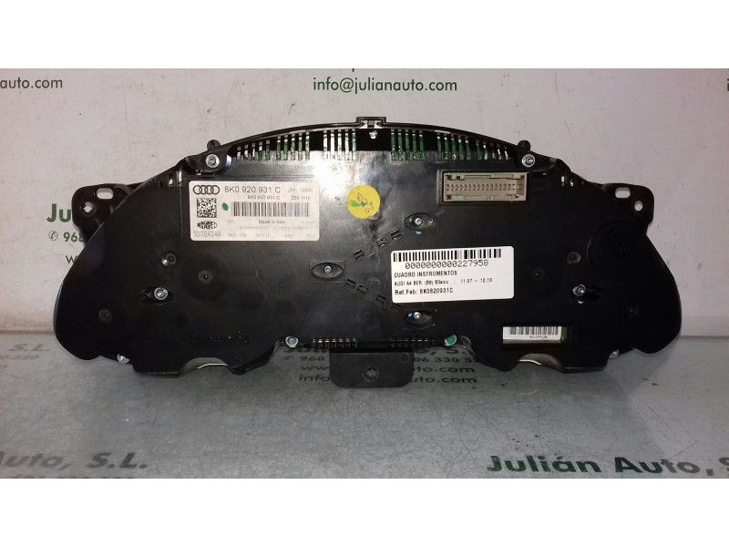Recambio de cuadro instrumentos para audi a4 ber. (b8) básico referencia OEM IAM 8K0820931C 503002422404 MAGNETI MARELLI