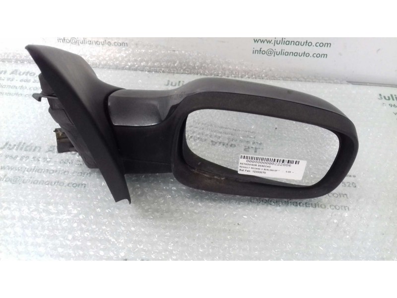 Recambio de retrovisor derecho para renault megane ii berlina 5p authentique referencia OEM IAM 12353070  ELECTRICO