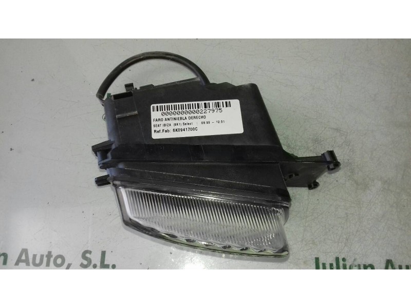 Recambio de faro antiniebla derecho para seat ibiza (6k1) select referencia OEM IAM 6K0941700C  