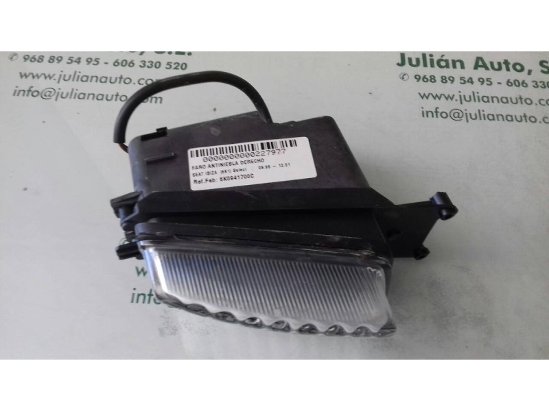 Recambio de faro antiniebla derecho para seat ibiza (6k1) select referencia OEM IAM 6K0941700C  