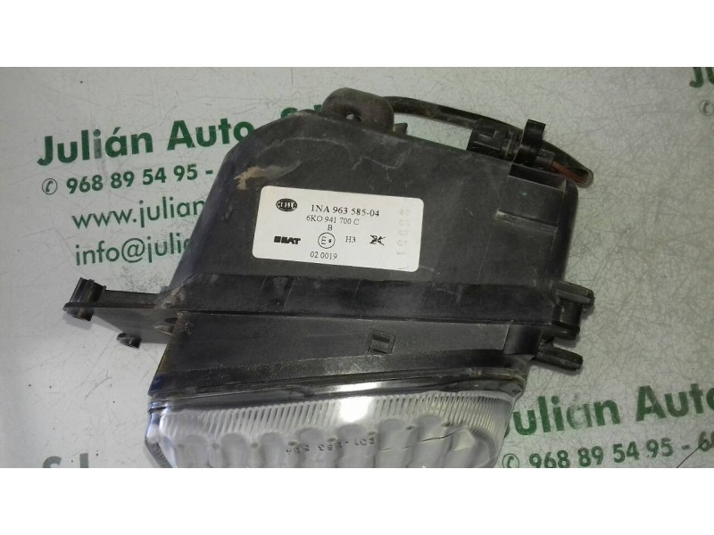 Recambio de faro antiniebla derecho para seat ibiza (6k1) select referencia OEM IAM 6K0941700C  