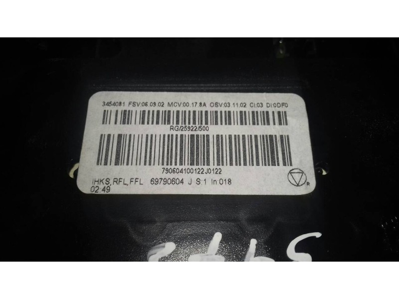 Recambio de mando calefaccion / aire acondicionado para bmw mini (r56) one referencia OEM IAM 69797002H 69790604 VALEO