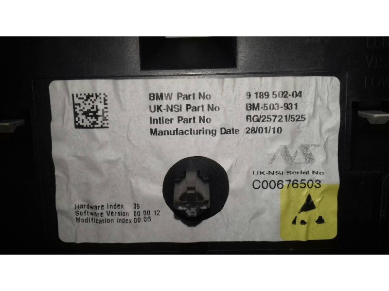 Recambio de cuadro instrumentos para bmw mini (r56) one referencia OEM IAM 918950204 62116977077 67379411