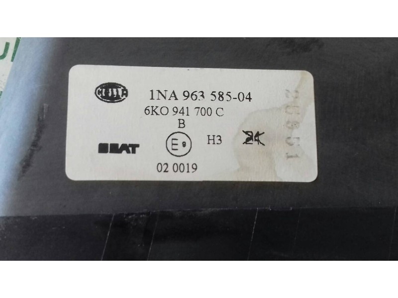 Recambio de faro antiniebla derecho para seat ibiza (6k1) select referencia OEM IAM 6K0941700C  