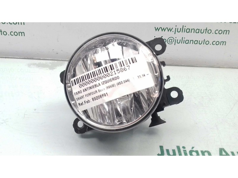 Recambio de faro antiniebla izquierdo para smart forfour basis (66kw) (453.044) referencia OEM IAM 89208691 261500097R 