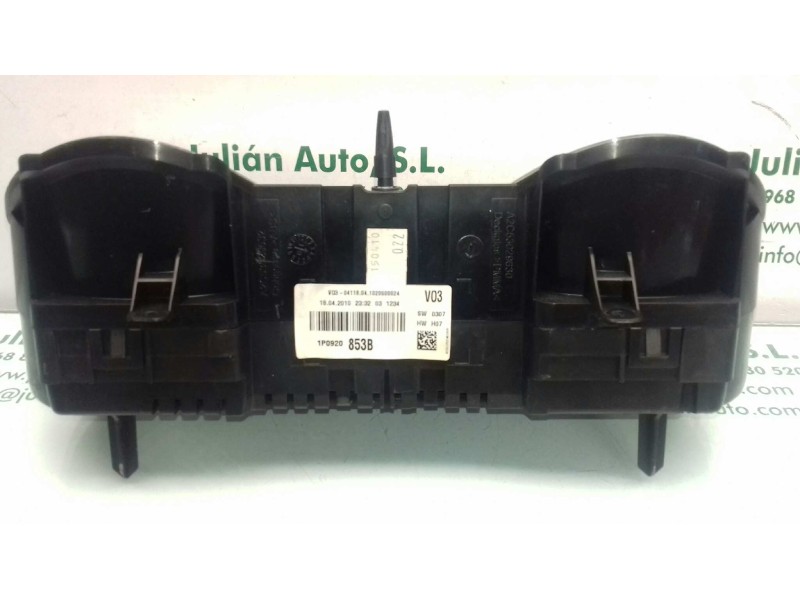 Recambio de cuadro instrumentos para seat leon (1p1) reference copa referencia OEM IAM 1P0920853B A2C53375374 