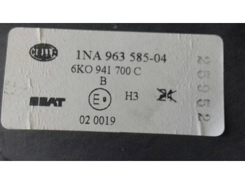 Recambio de faro antiniebla derecho para seat ibiza (6k1) select referencia OEM IAM 6K0941700C  