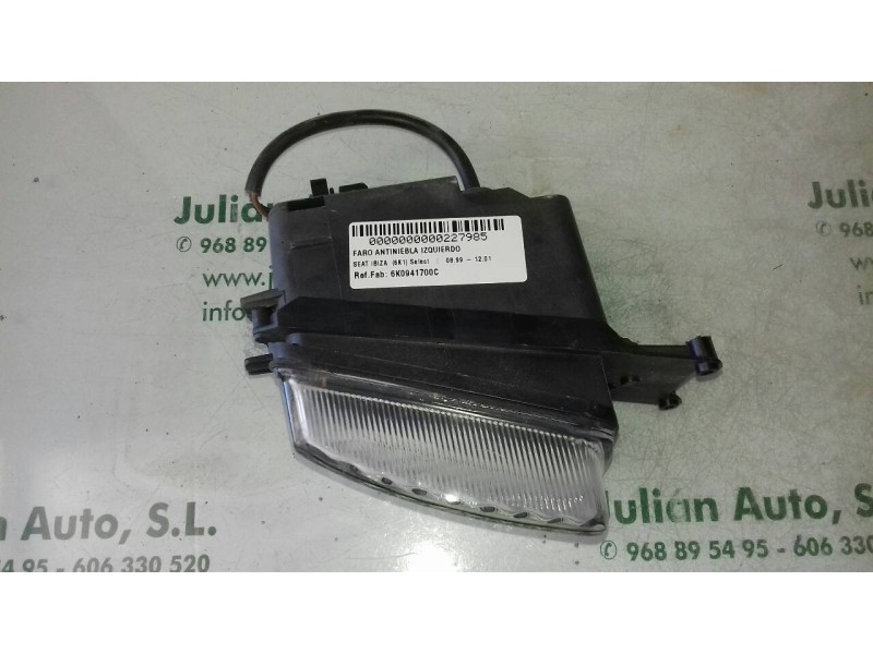 Recambio de faro antiniebla derecho para seat ibiza (6k1) select referencia OEM IAM 6K0941700C  
