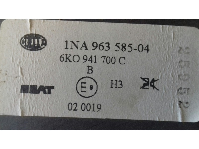 Recambio de faro antiniebla derecho para seat ibiza (6k1) select referencia OEM IAM 6K0941700C  