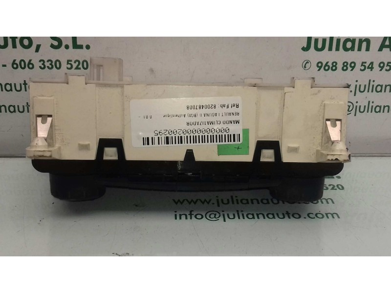 Recambio de mando climatizador para renault laguna ii (bg0) authentique referencia OEM IAM 8200487008 5241336201 DELPHI