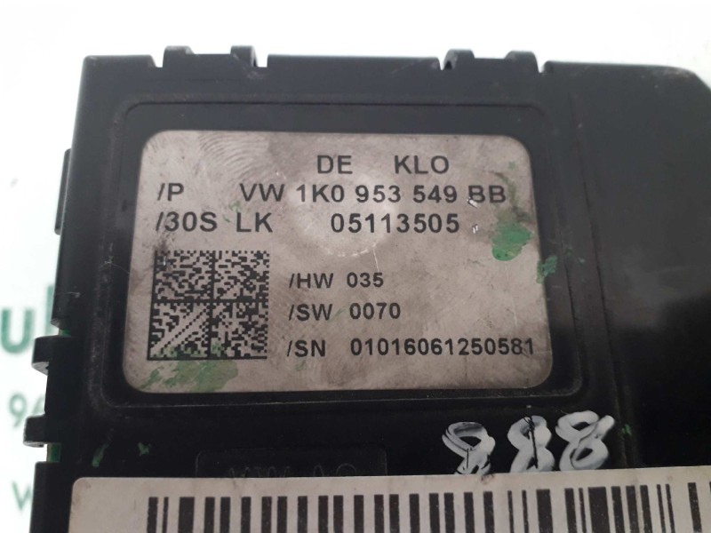 Recambio de modulo electronico para seat toledo (5p2) exclusive referencia OEM IAM 1K0953549BB 1K0959654 