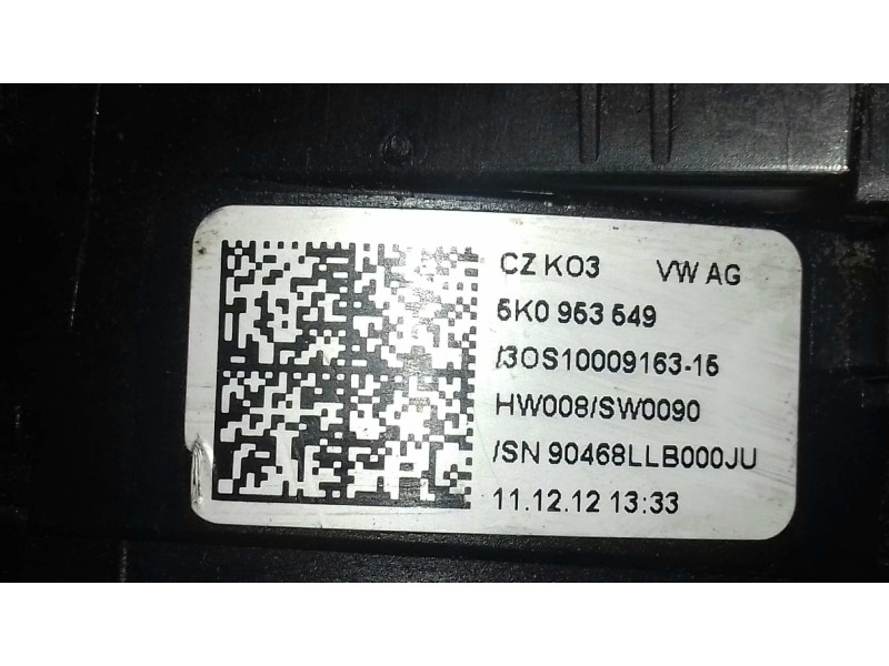 Recambio de anillo airbag para skoda octavia berlina (1z3) ambition referencia OEM IAM 5K0953549  