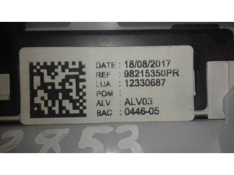 Recambio de luz interior para peugeot 308 business line referencia OEM IAM 98215350PR 12330687 98215350