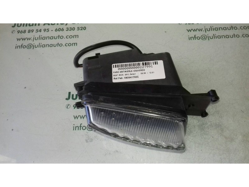 Recambio de faro antiniebla derecho para seat ibiza (6k1) select referencia OEM IAM 6K0941700C  