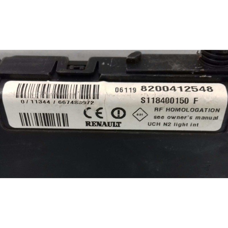 Recambio de centralita motor uce para renault scenic ii authentique referencia OEM IAM S122326109A 8200412548 KIT - SIEMENS