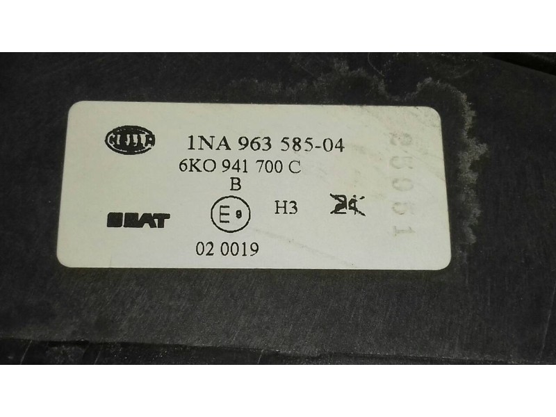 Recambio de faro antiniebla derecho para seat ibiza (6k1) select referencia OEM IAM 6K0941700C  