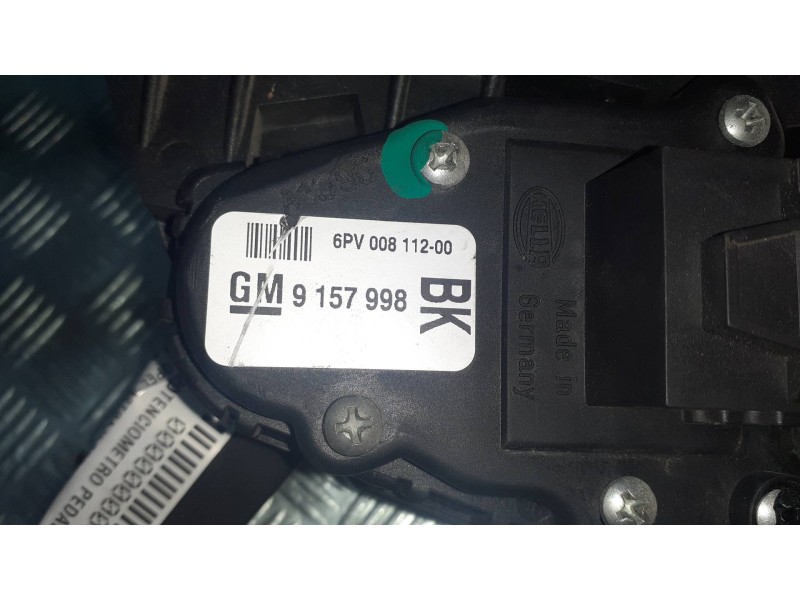 Recambio de potenciometro pedal para opel astra h berlina elegance referencia OEM IAM 9157988 00811200 6PV00811200